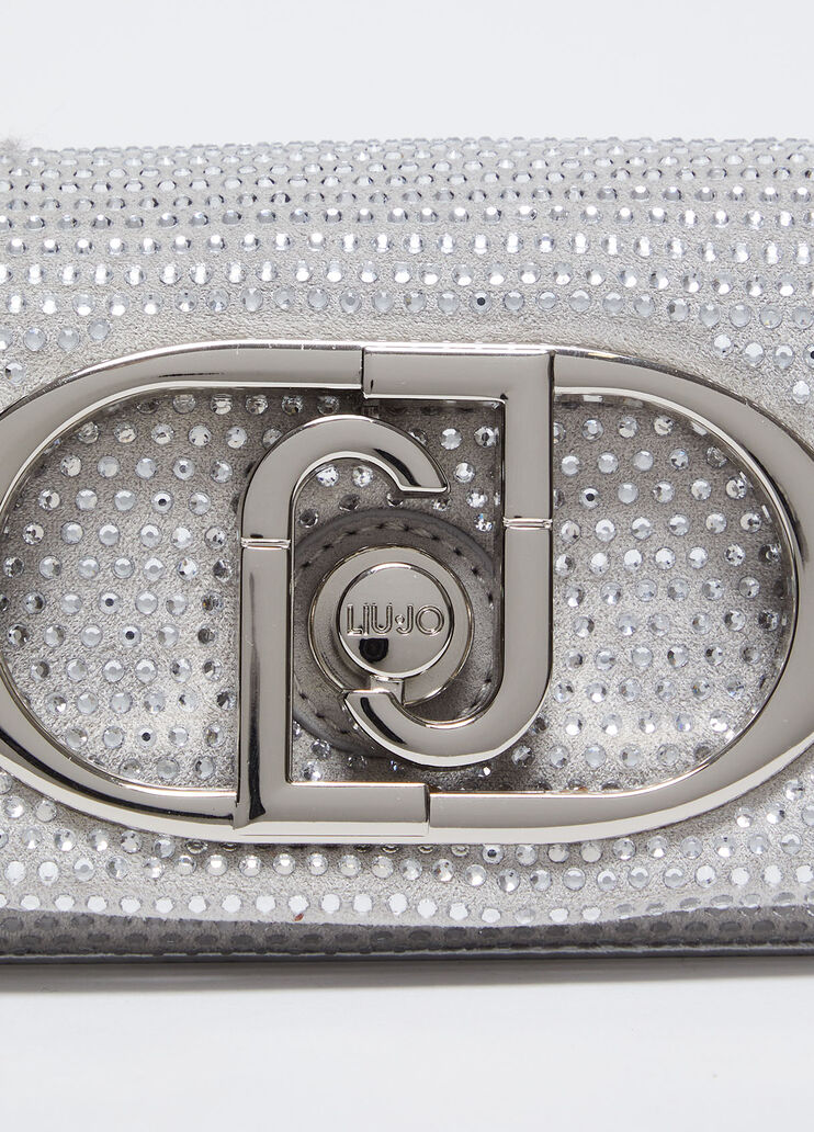 Mini LaPuffy bag with rhinestones