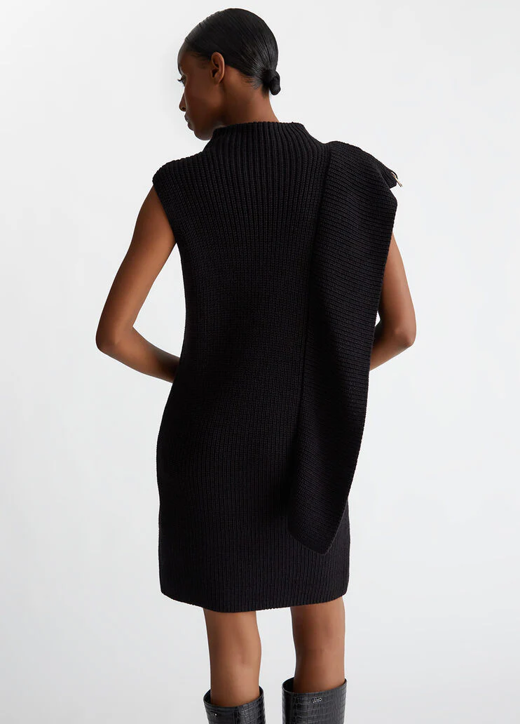 Knit cotton dress