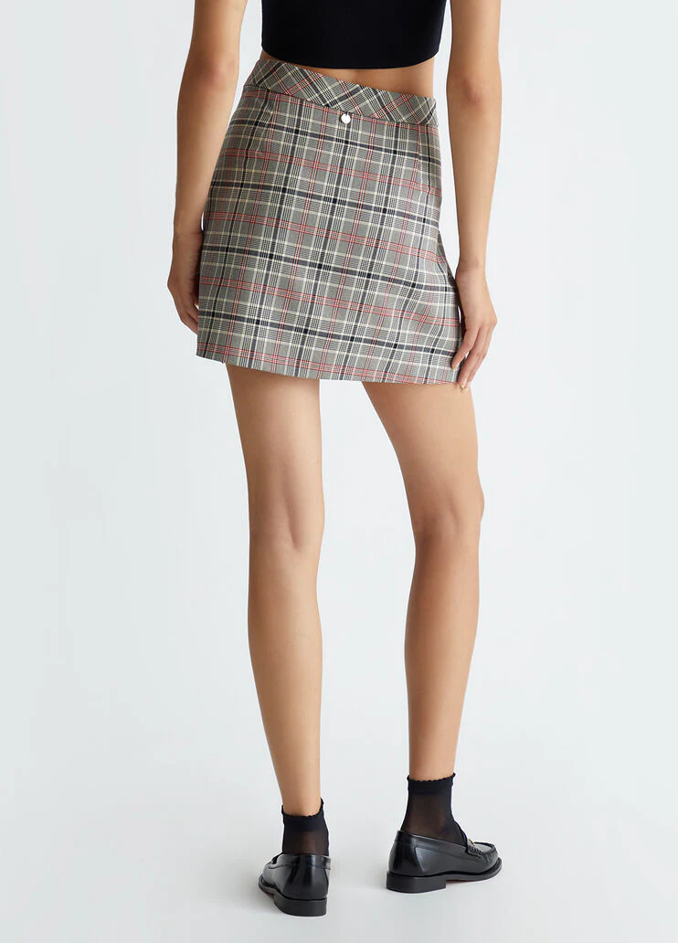 Tartan miniskirt