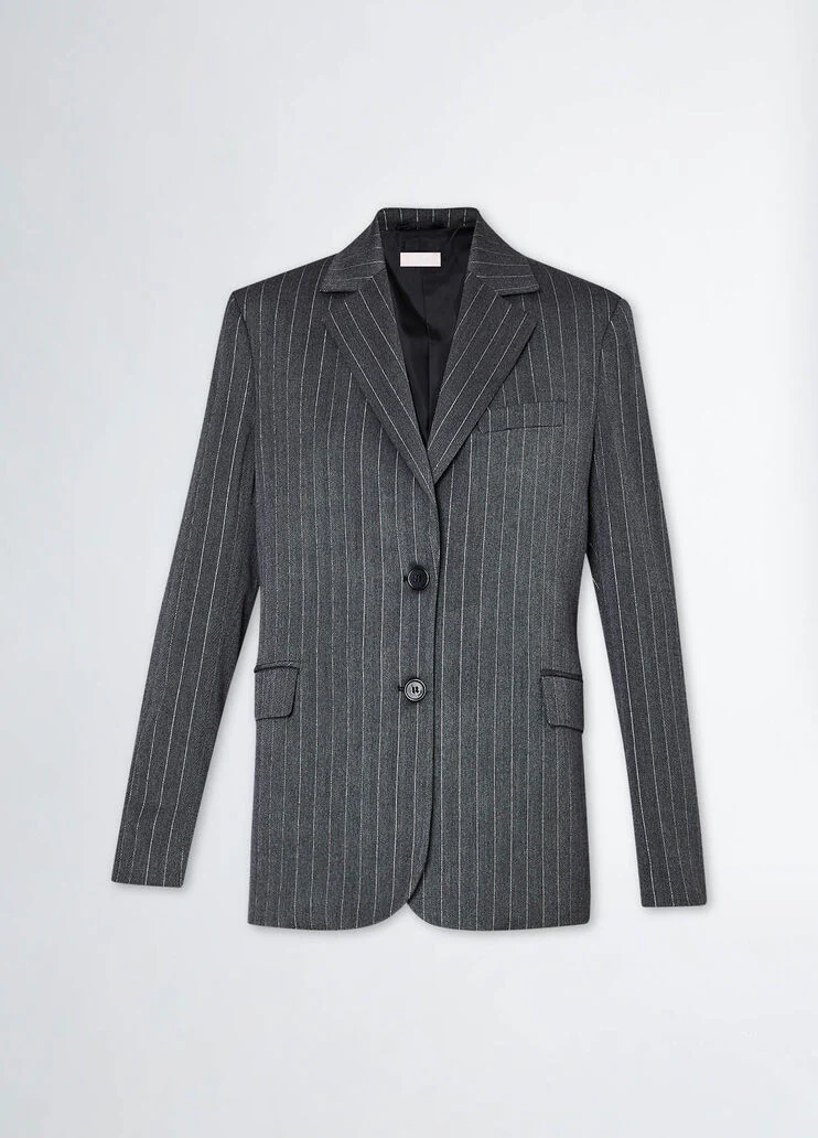 Pin striped blazer