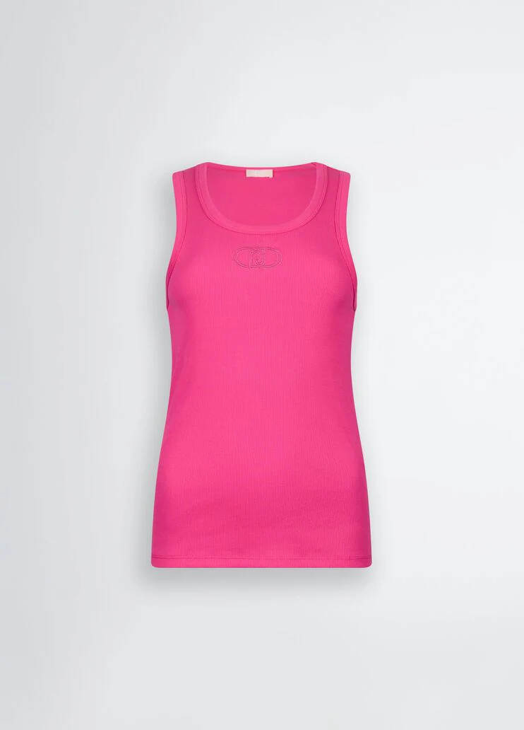 Cotton top with logo