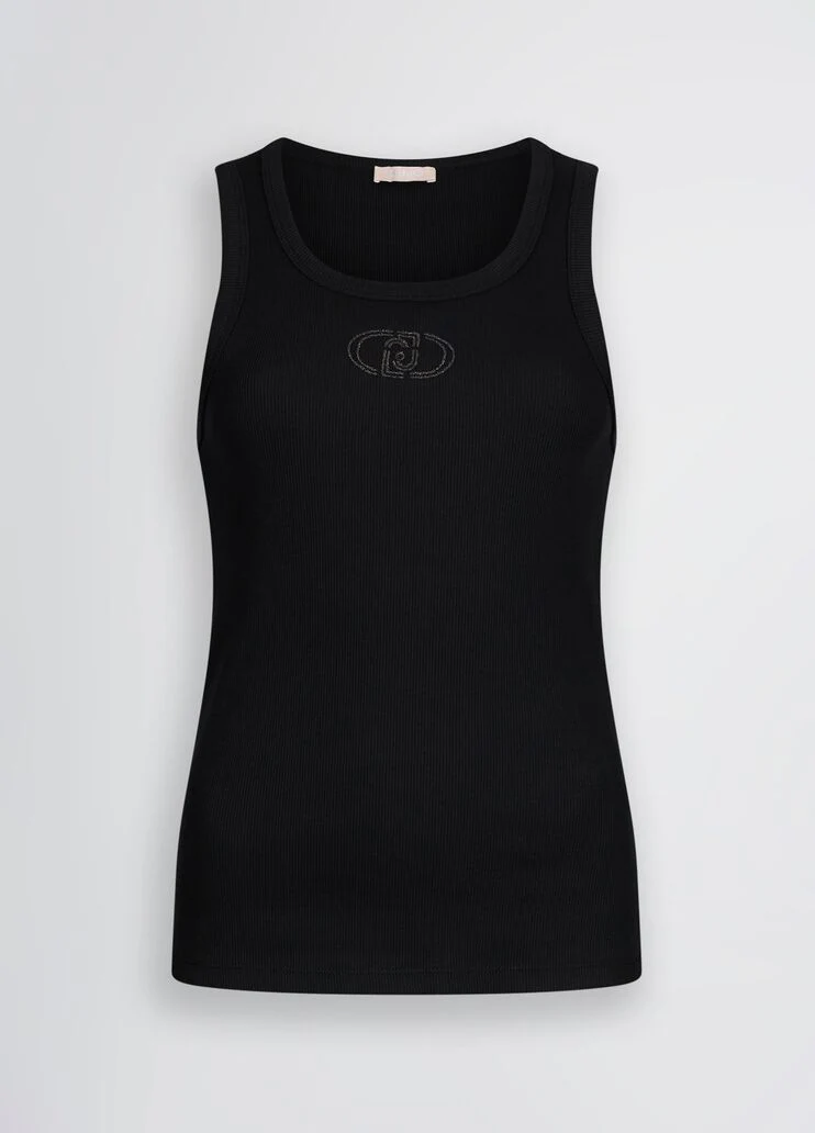 Cotton top with logo