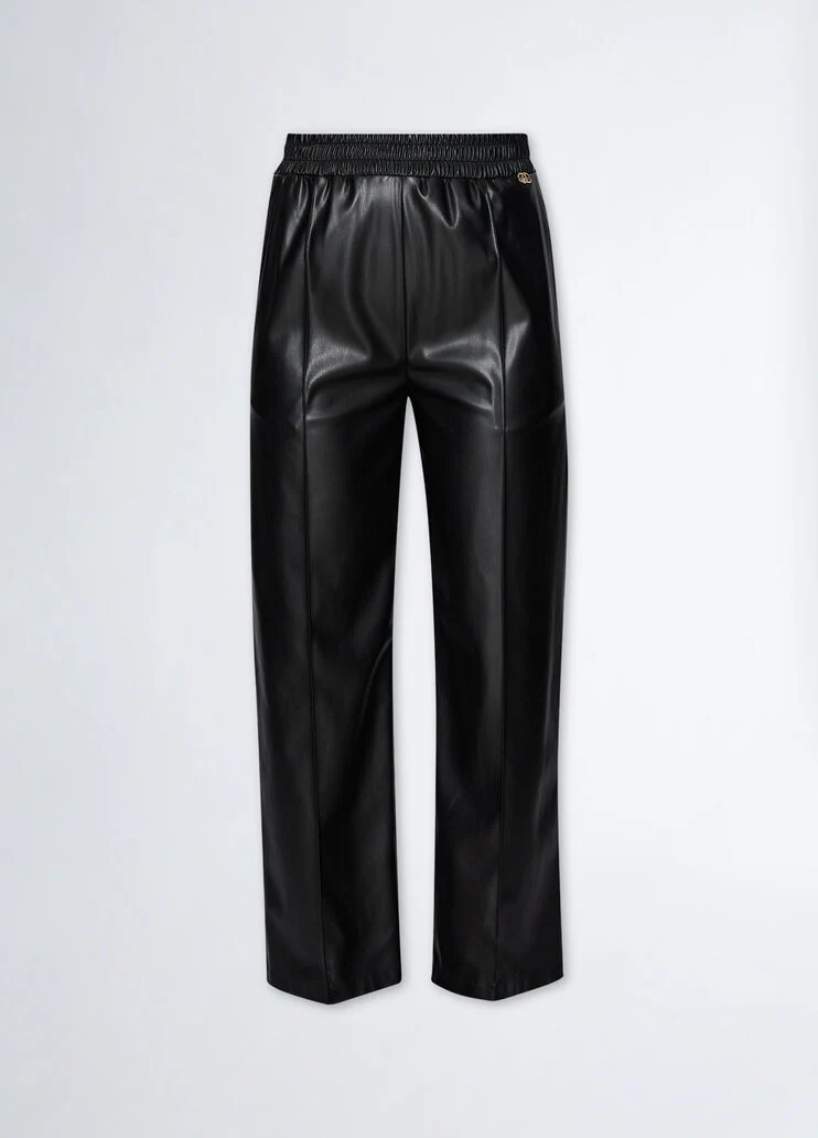 Coated fabric trousers