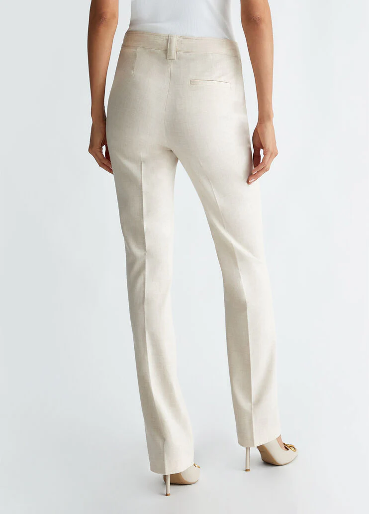 Flared suit trousers