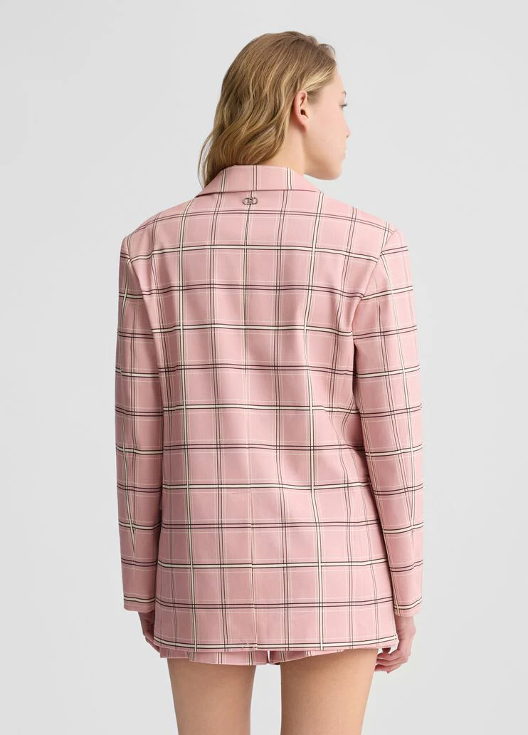 Chequered blazer