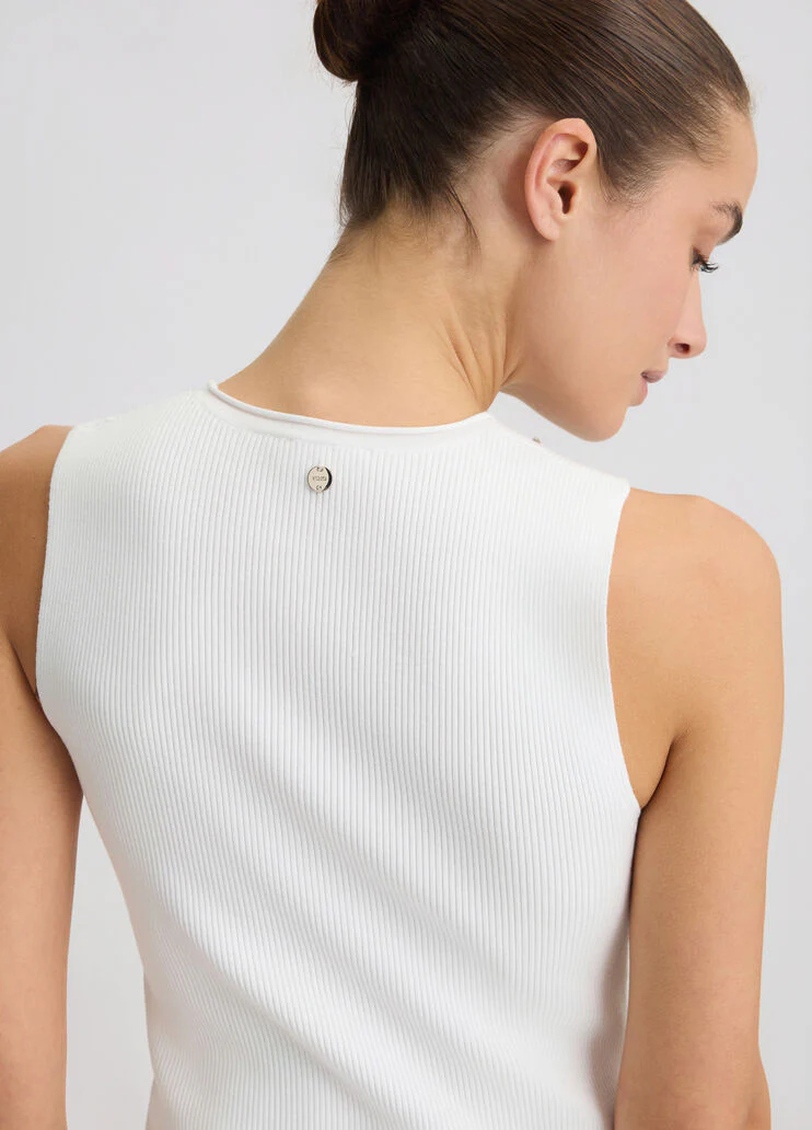 White top with studs