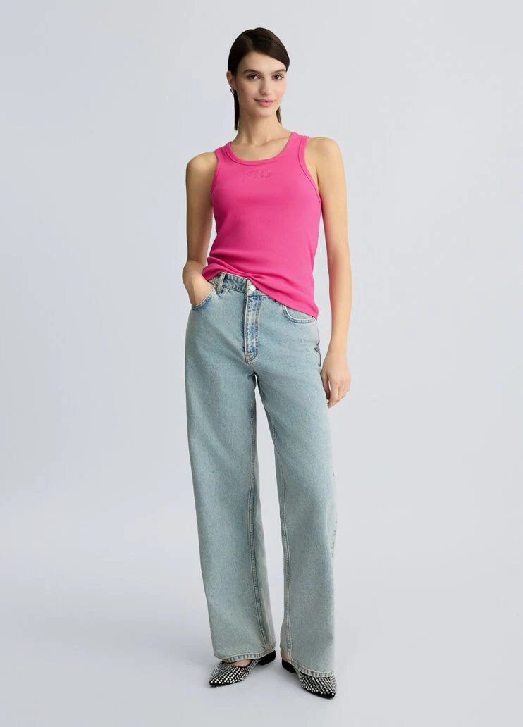 Cotton top with logo