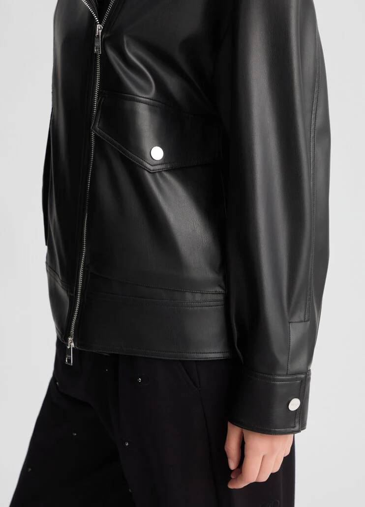 Coated fabric jacket