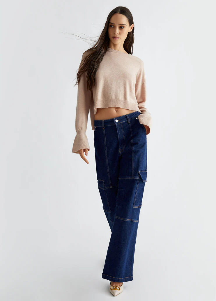 Wool and cashmere sweater