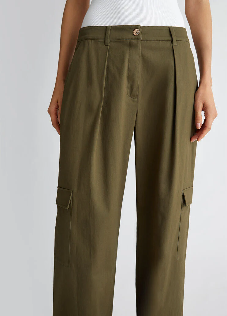 Cotton cargo trousers