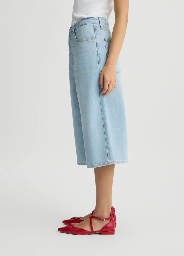Denim Bermuda shorts