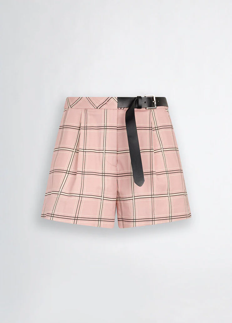 Checked shorts