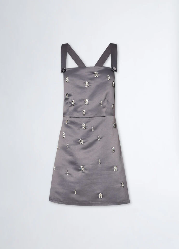 Dress with gemstones