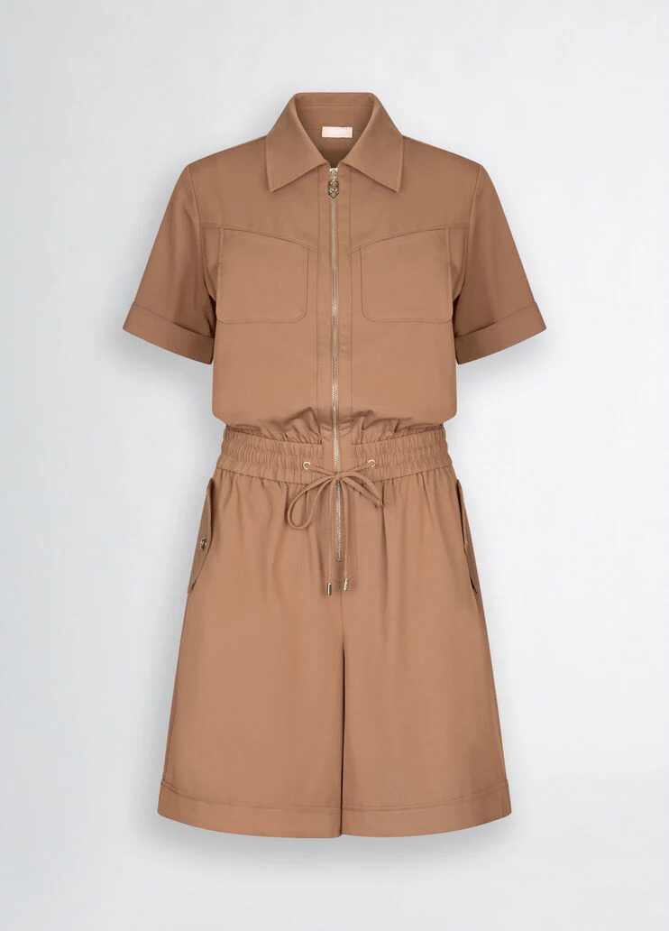 Playsuit with zip