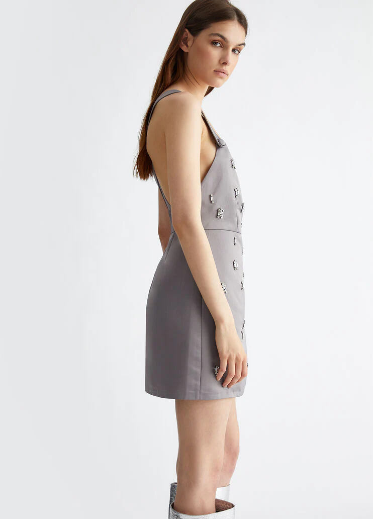 Dress with gemstones