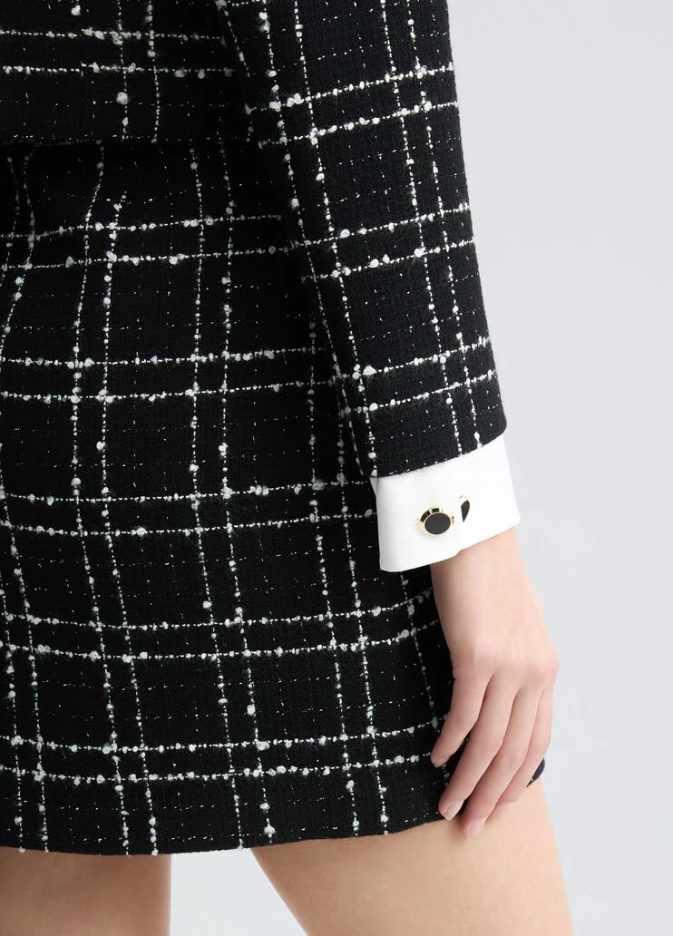 Lurex bouclé jacket