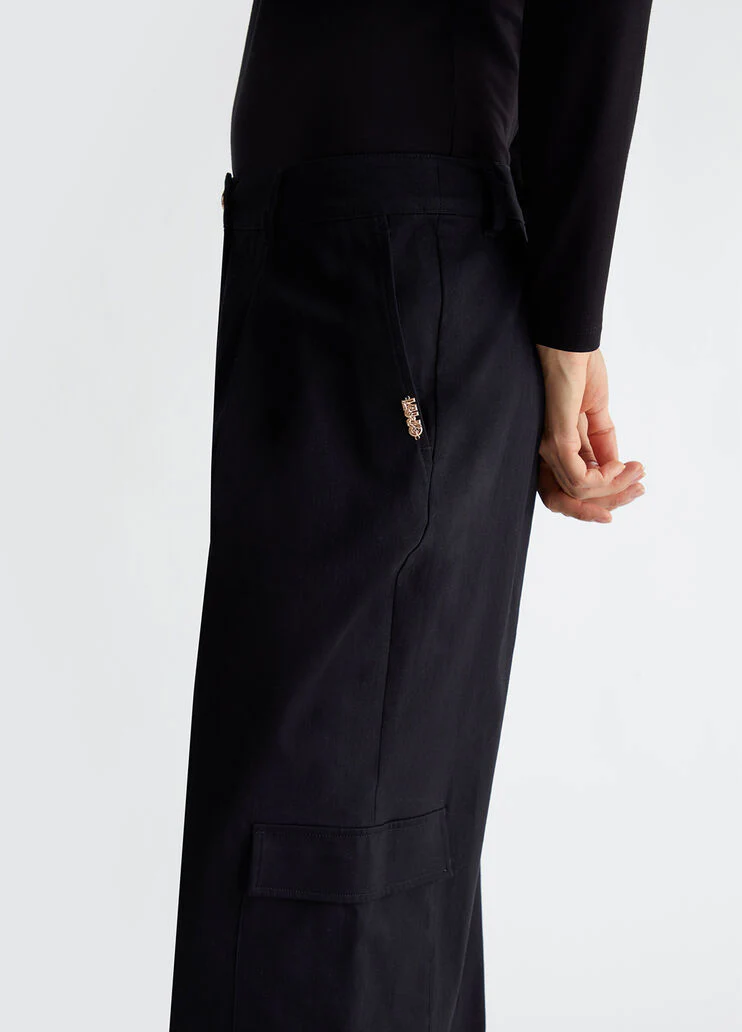 Cotton cargo trousers