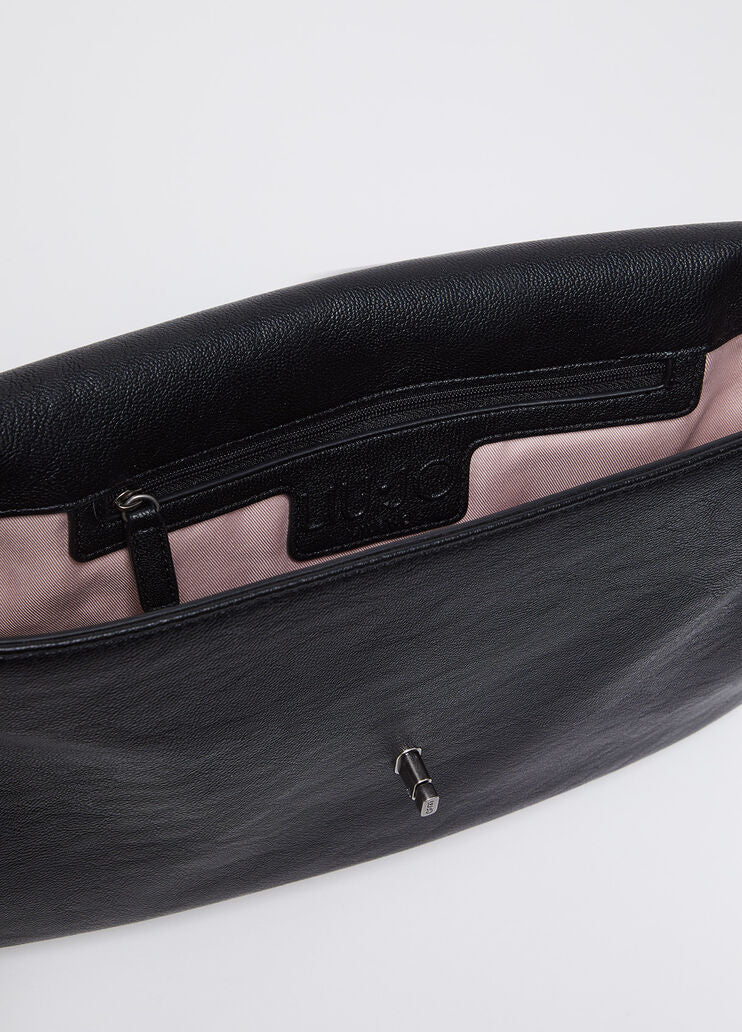 Handbag in coated fabric
