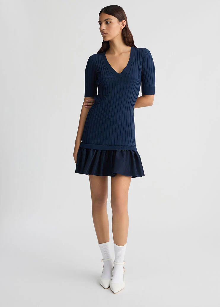 Short knit dress