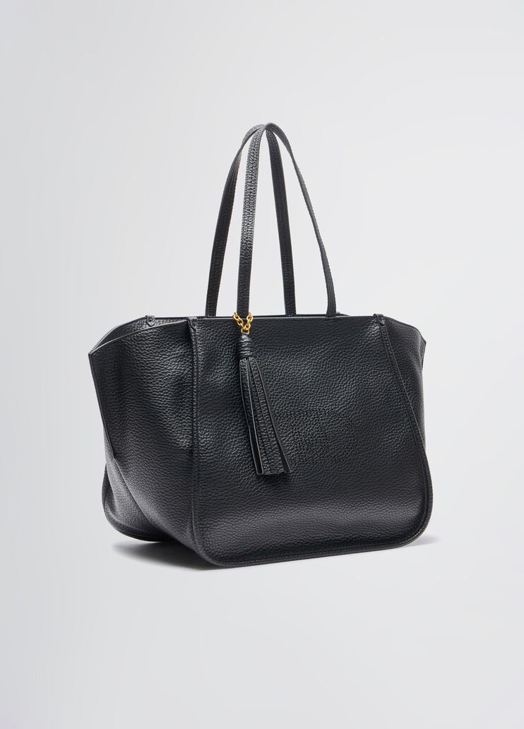 Black tote bag