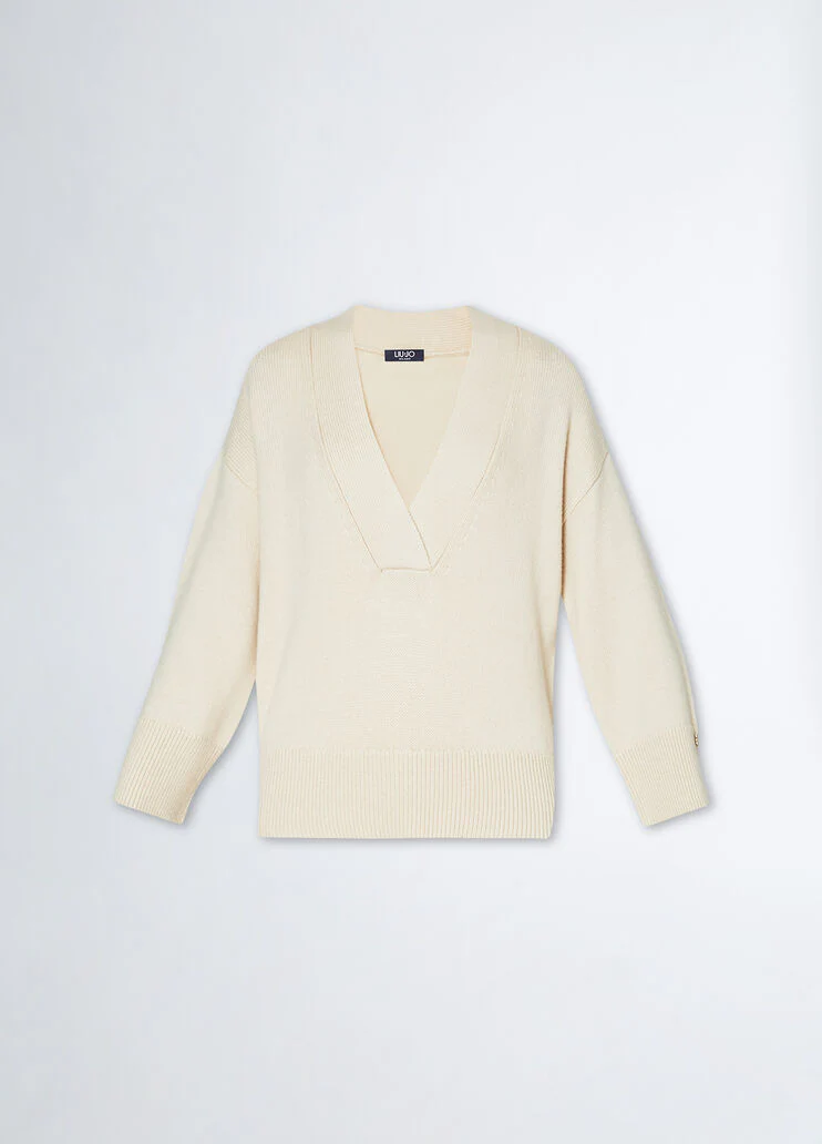 Wool and cashmere sweater