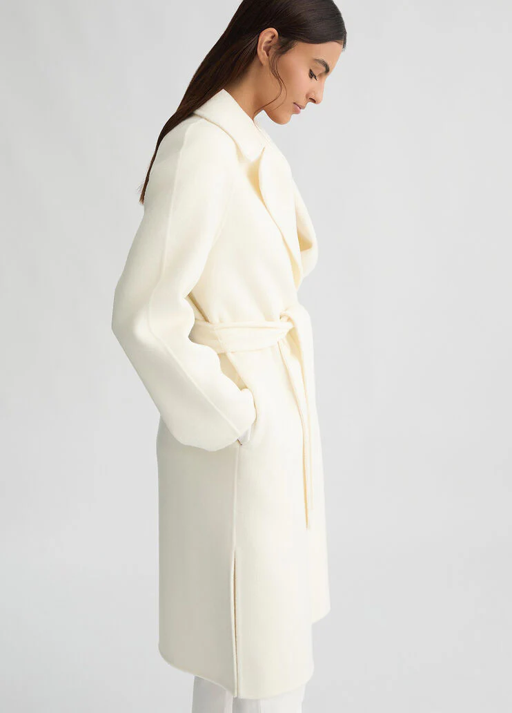 Wool-blend coat
