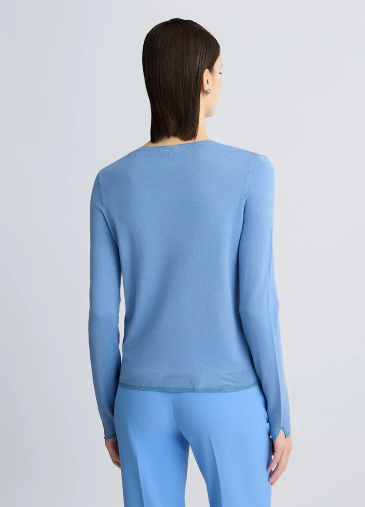 Cardigan with jewel buttons