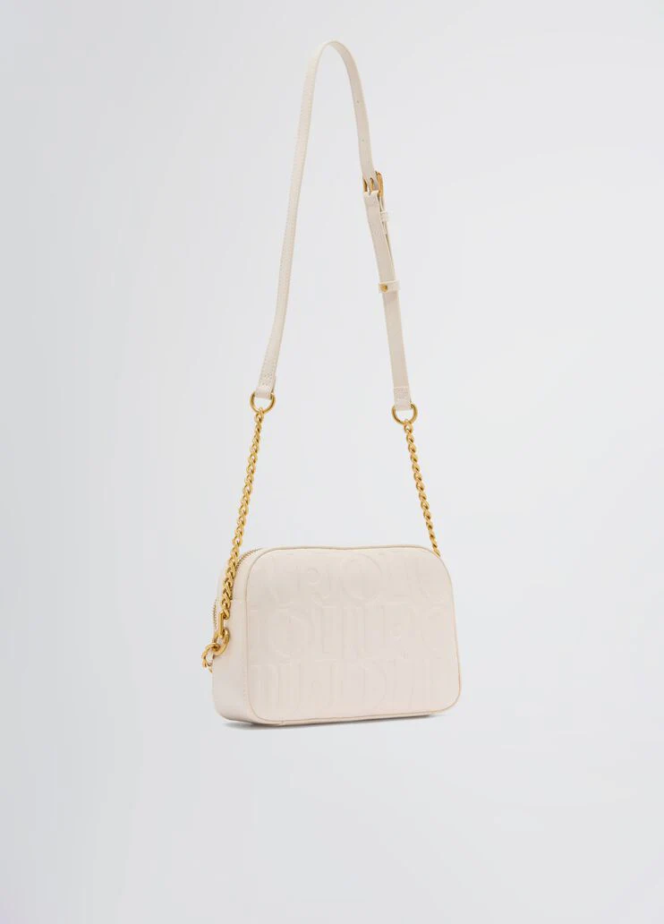 Beige crossbody bag
