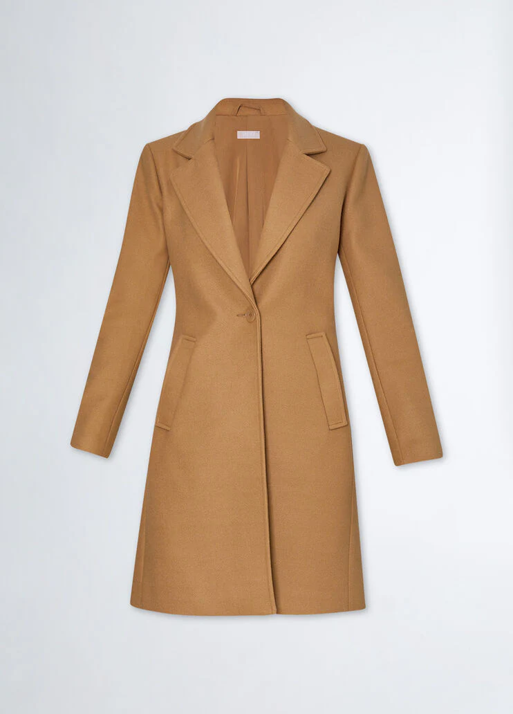 Wool blend coat