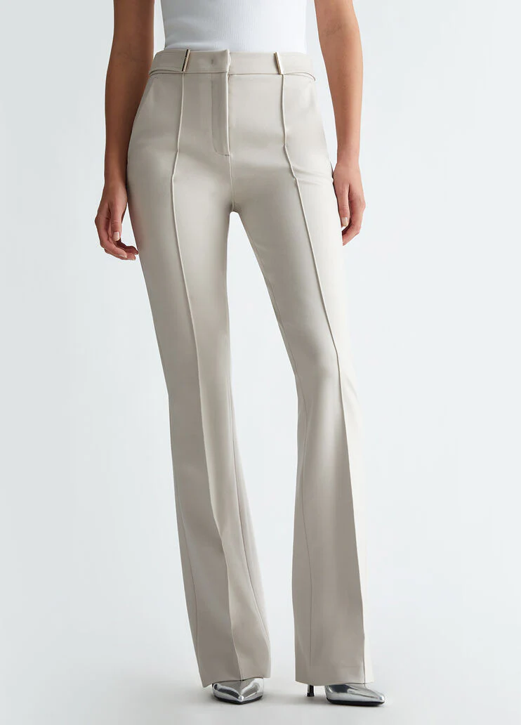 Flare stretch trousers