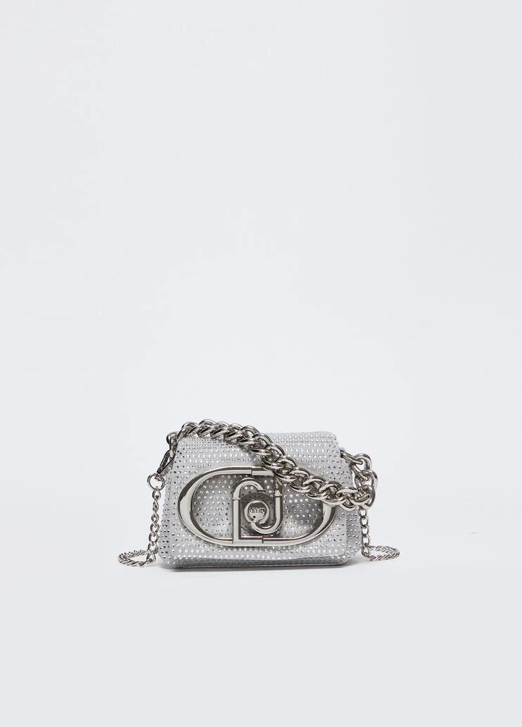 Mini LaPuffy bag with rhinestones