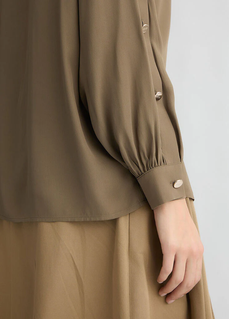 Crêpe de chine shirt