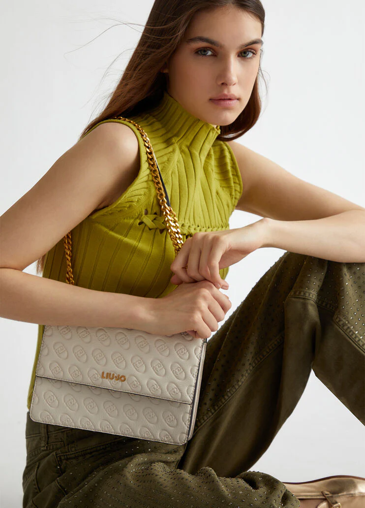 Crossbody bag with logo