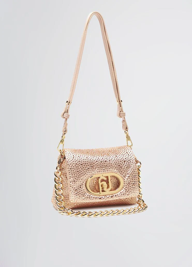 Small LaPuffy bag with rhinestones