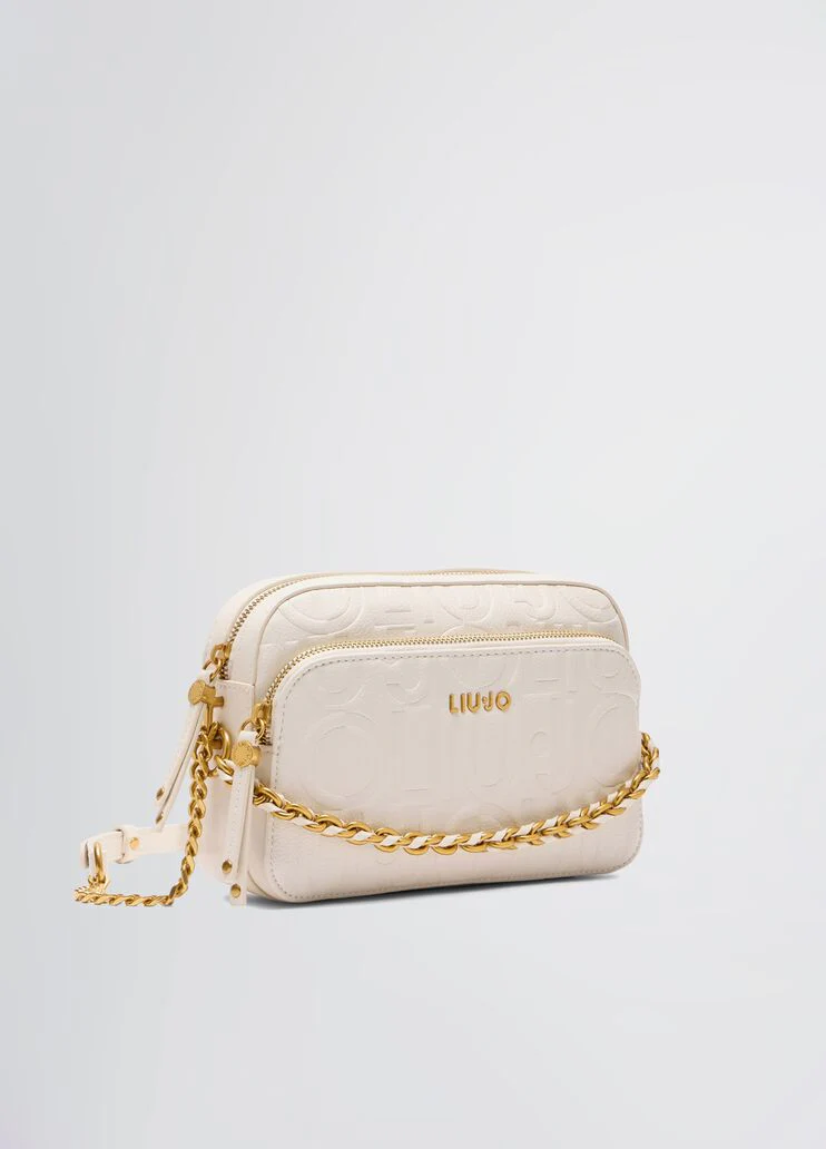 Beige crossbody bag