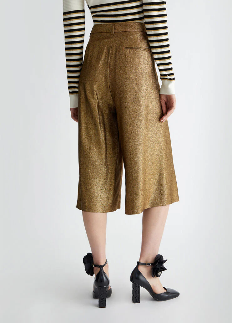 Lurex culottes