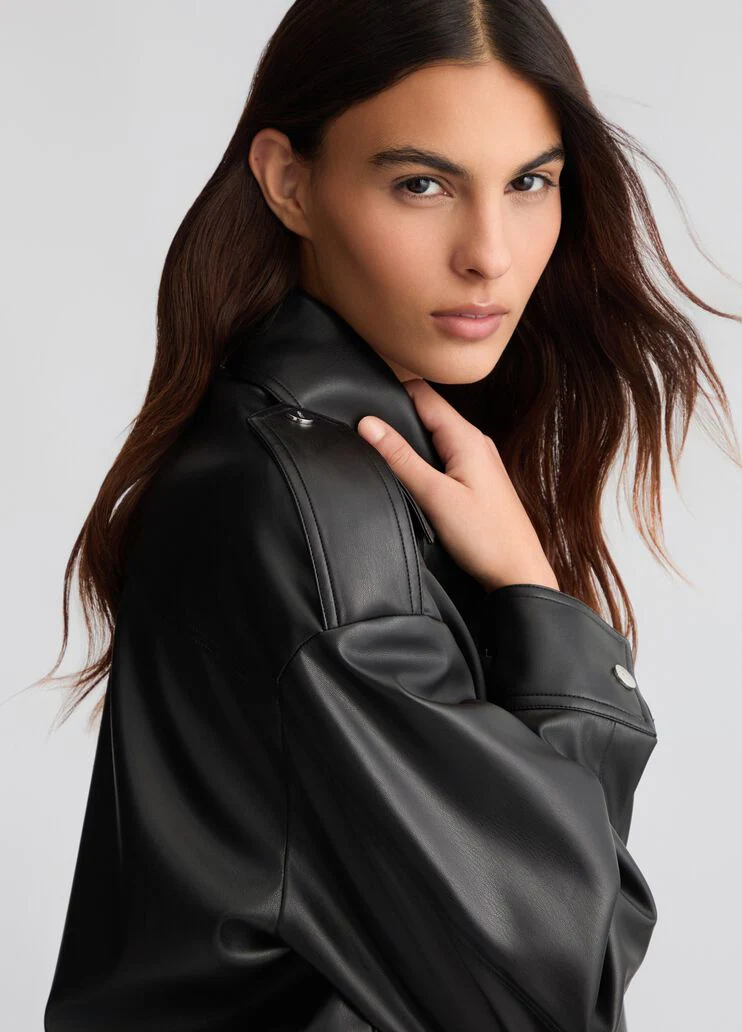 Coated fabric jacket