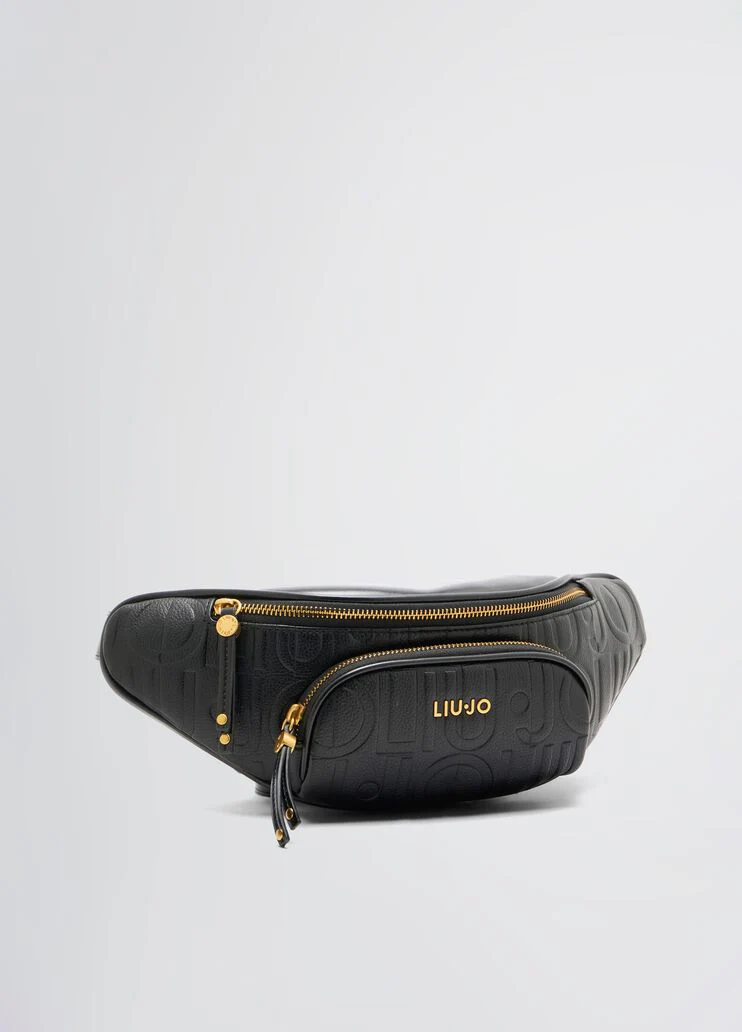 Drummed pouch bag with logo