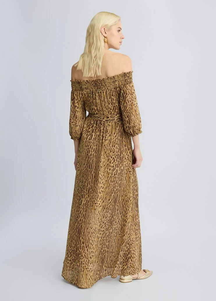 Animal print dress
