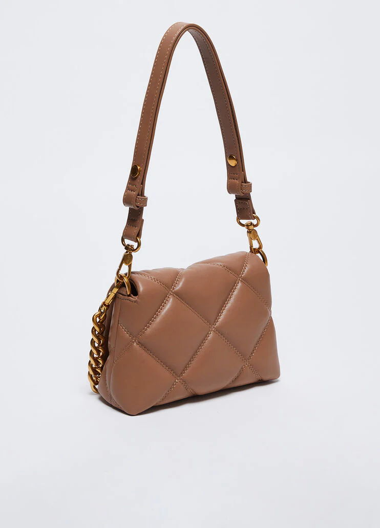 Small matelassé LaPuffy bag