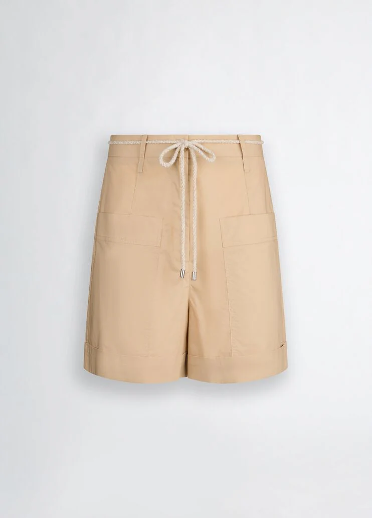 Poplin shorts