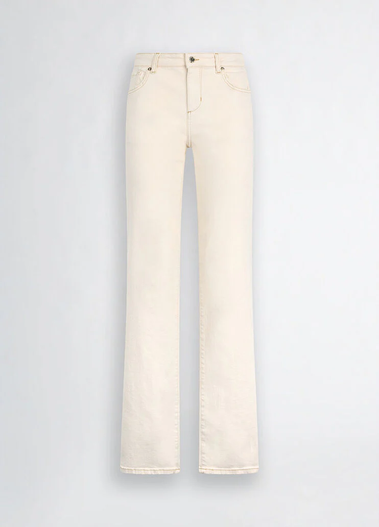 Straight-leg jeans