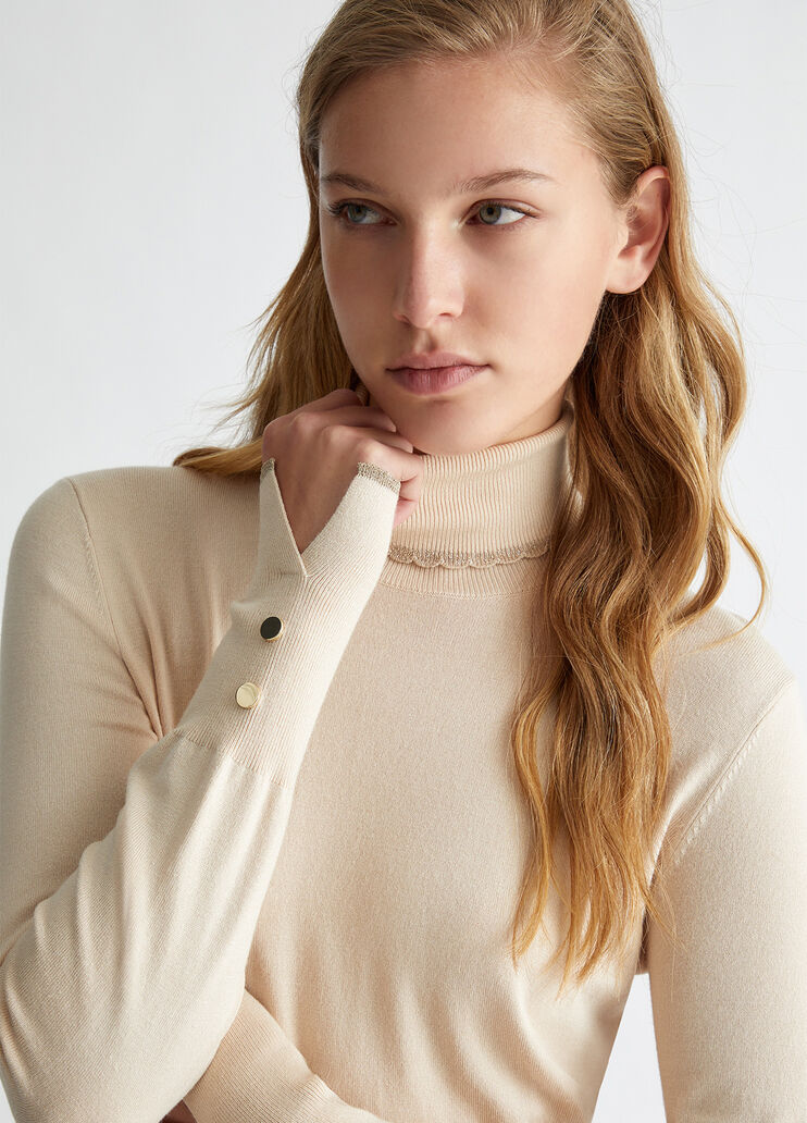 Knit turtleneck