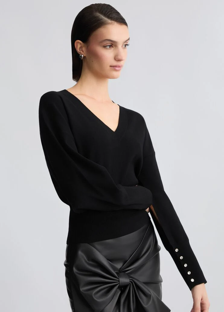 Black top with cut-out