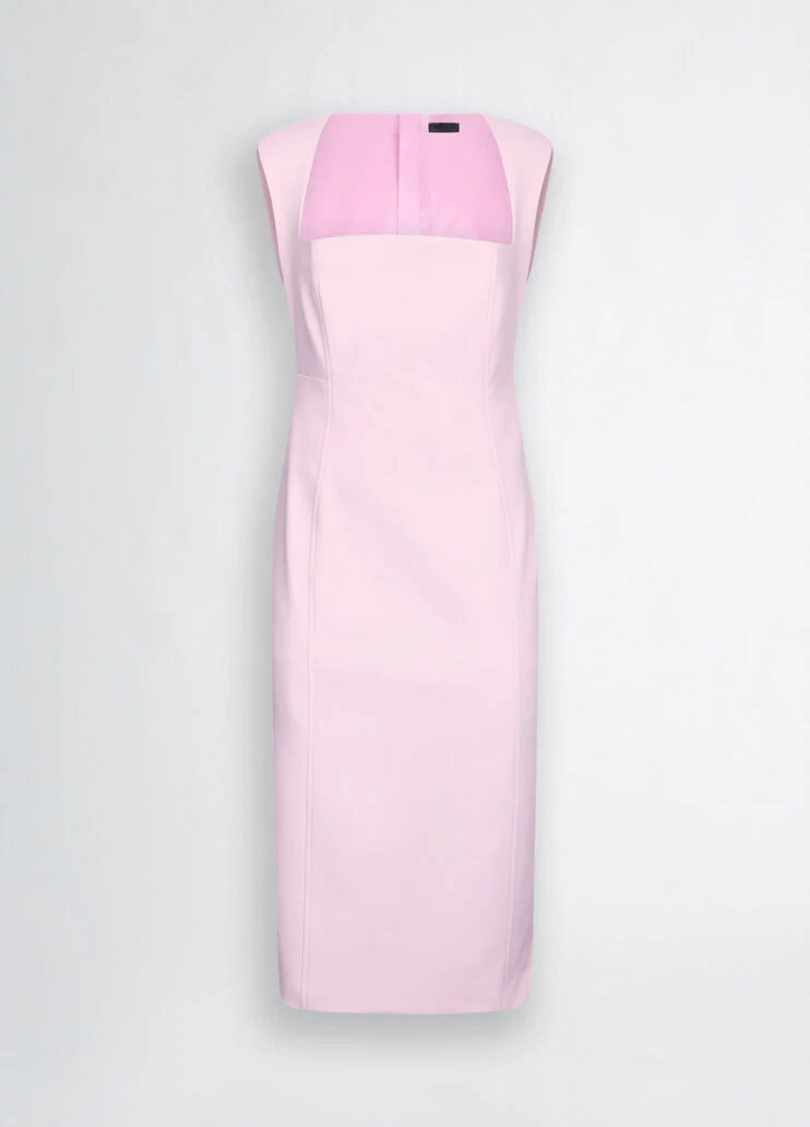 Light pink sheath dress