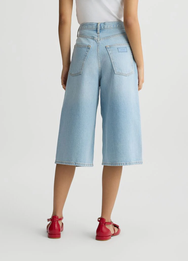 Denim Bermuda shorts
