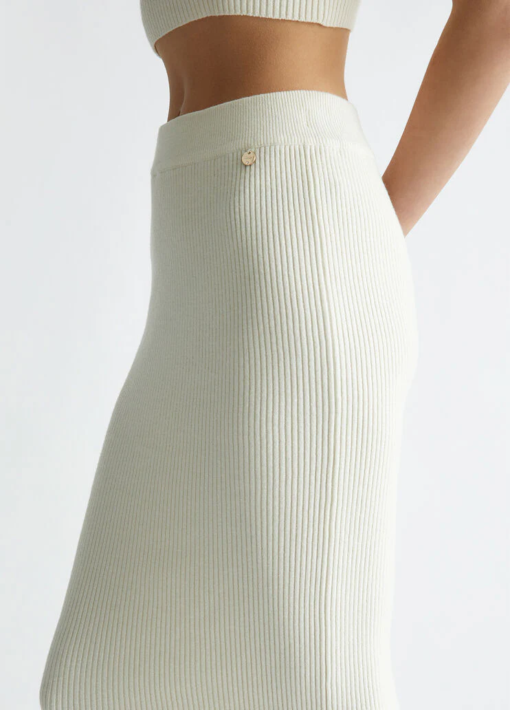 Knit midiskirt