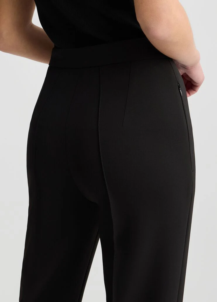 Black cigarette trousers