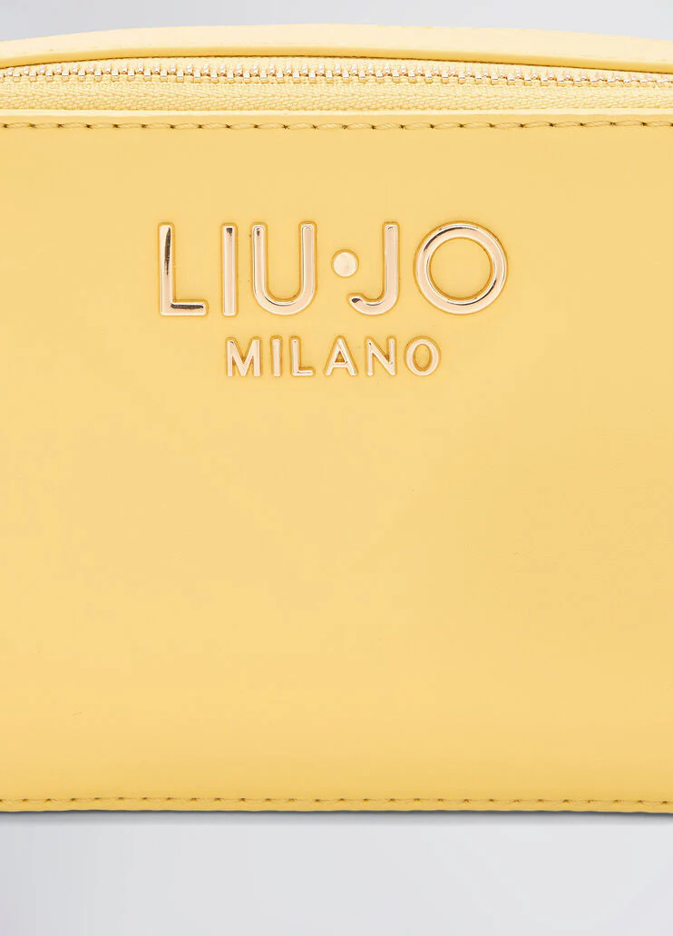 Small yellow crossbody bag