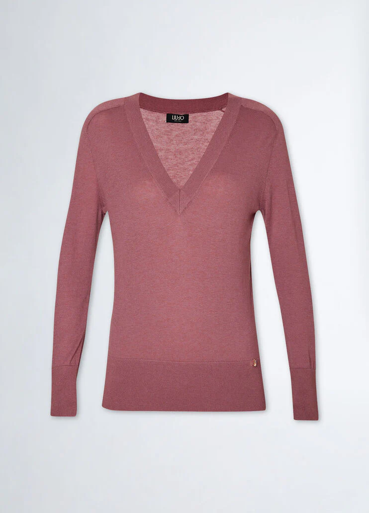 Cotton and cashmere sweater